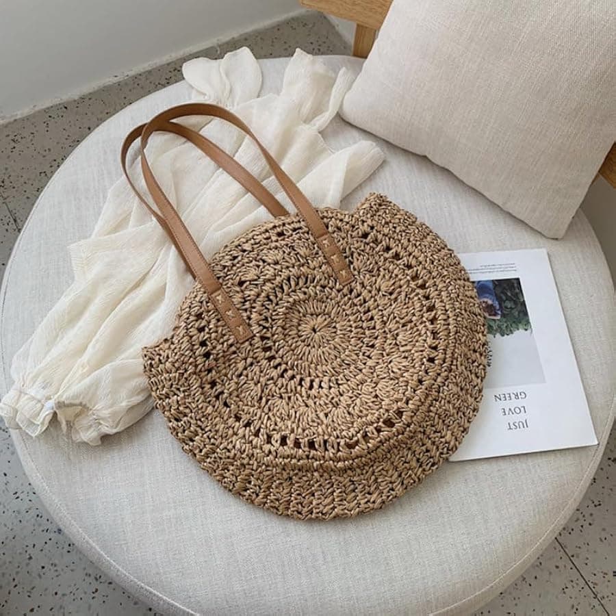 Round Beach Bag — detail Tas Pantai Bulat Easthtic