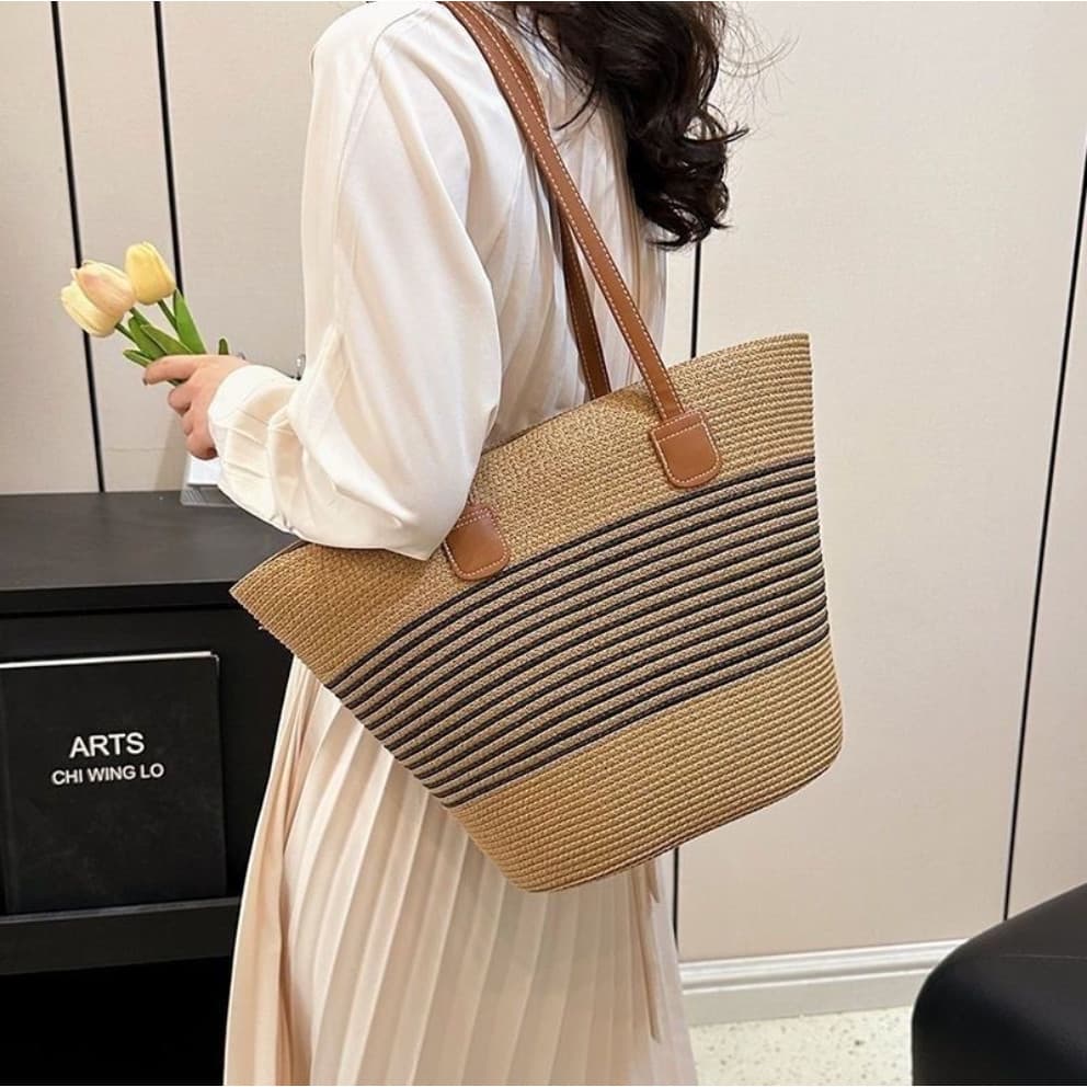 Beach Bag Shoulder — detail Tas Bahu Pantai Easthtic